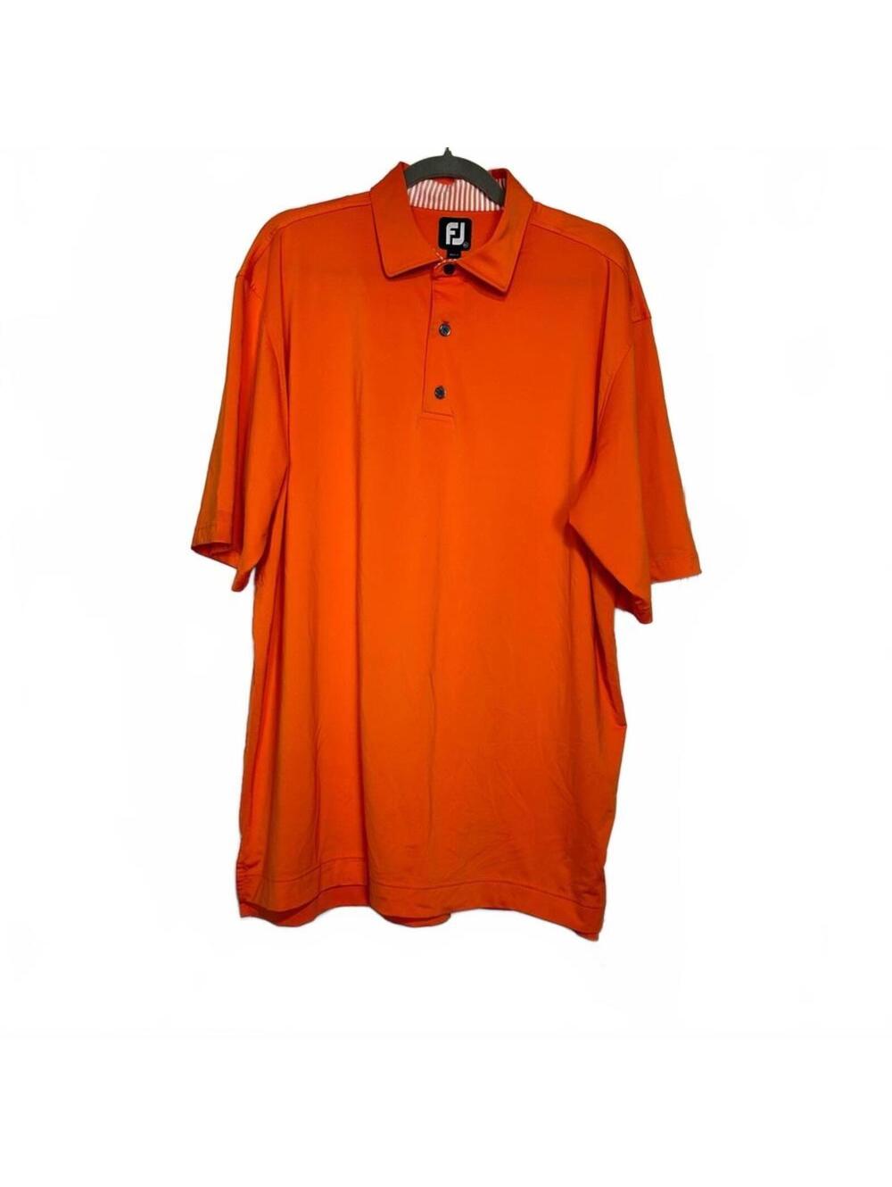 FootJoy Men’s Collared Golf Polo | Clemson Orange | Size Extra Large | NWOT